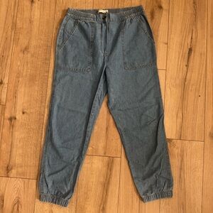 Cotton On Button Elastic Waist Jeans 8